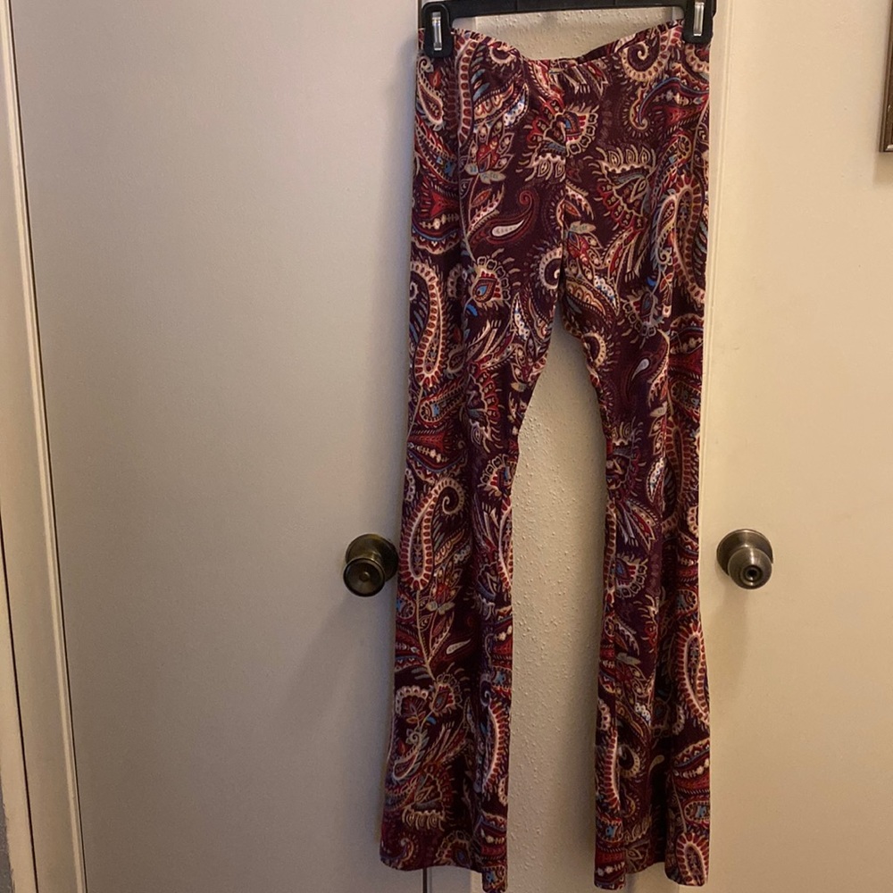 Gently worn bell bottom fitted pants